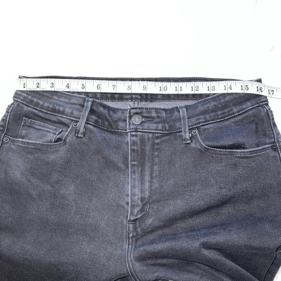 Levi’s mid rise skinny jeans size 14 black - Picture 2 of 6